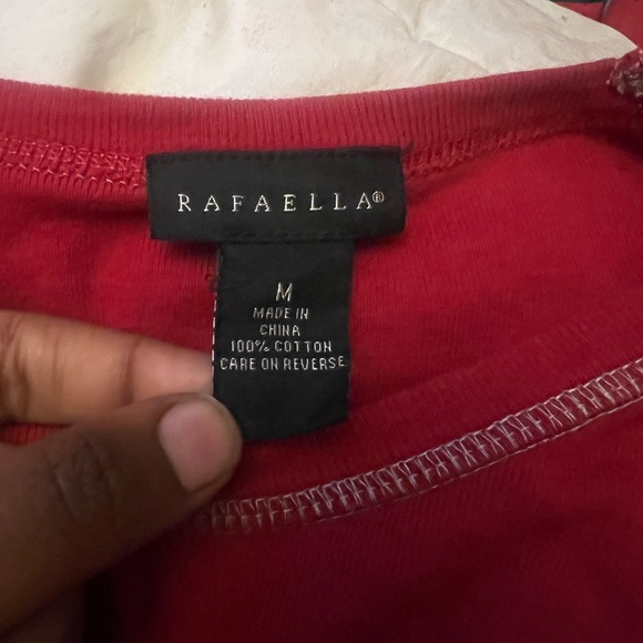 vintage rafaella red long sleeve - Picture 4 of 4